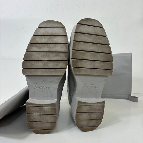 Blogger Fave Sam Edelman Larina Tall Boots Light Gray Size 8.5 - Picture 10 of 10